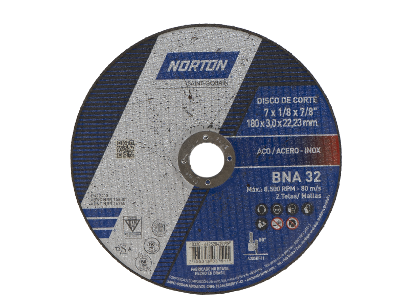 DISCO DE CORTE MET 7 X 3.00 MM NORTON