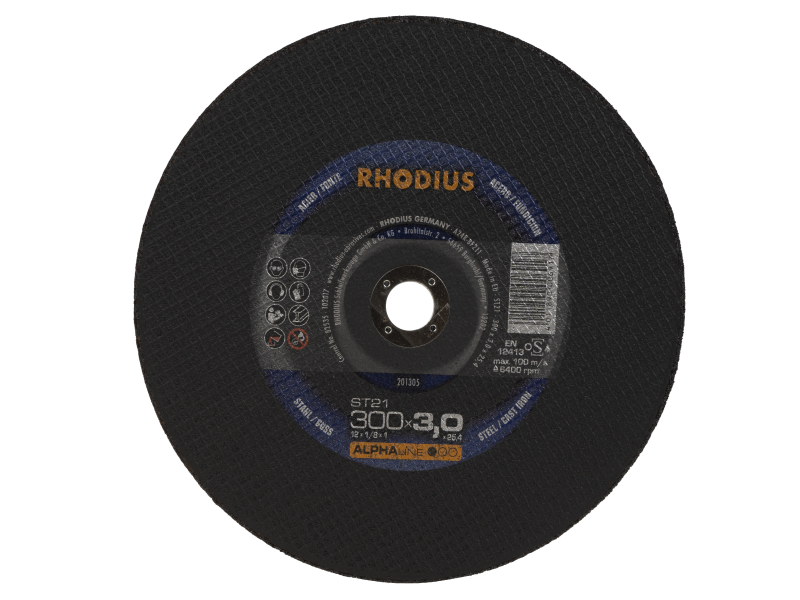 DISCO DE CORTE METALICO RODIUS 12 X 3.00 MM
