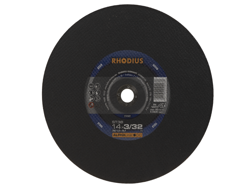 DISCO DE CORTE METALICO RODIUS 14 X 2.5 MM