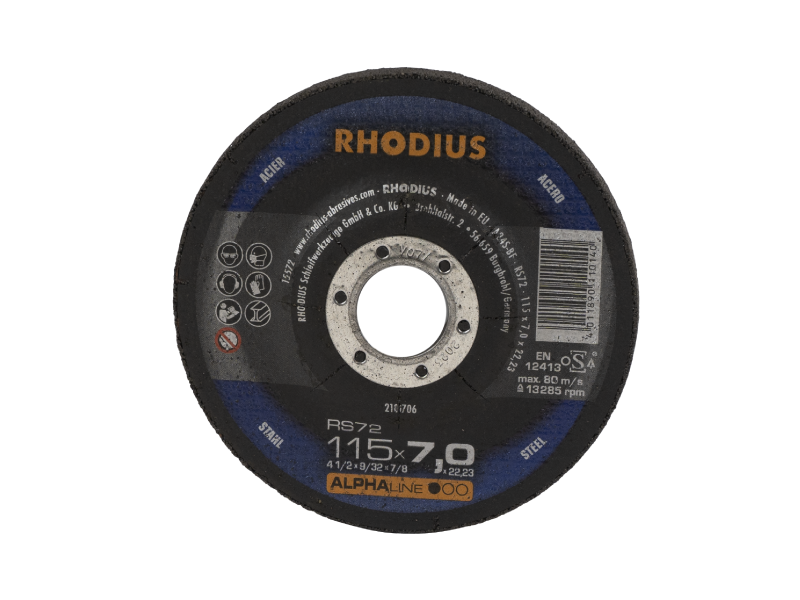 DISCO DE DESBASTE RODIUS 4.5*7 MM