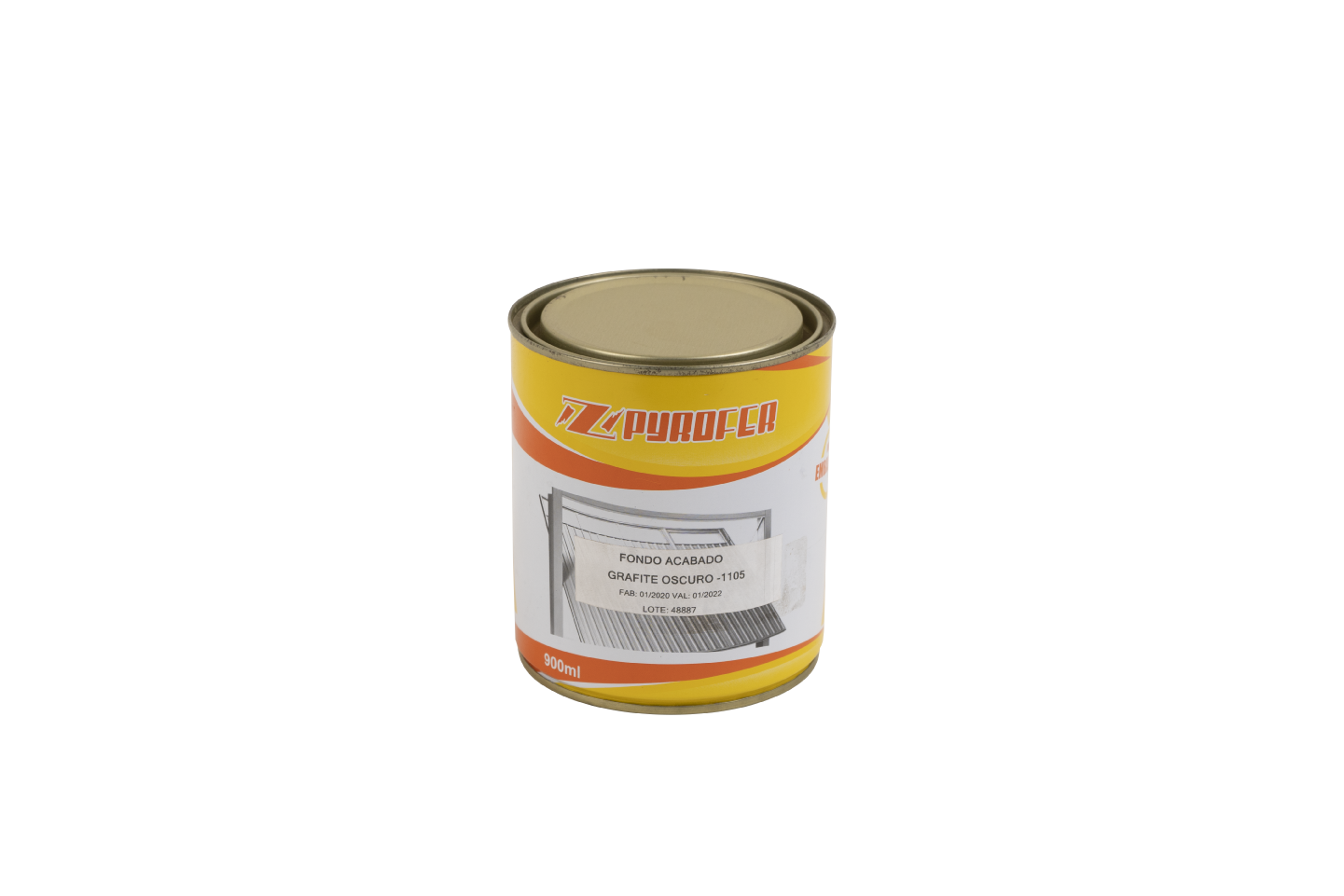 FONDO ACABADO GRAFITO  900 CC - PYROFER