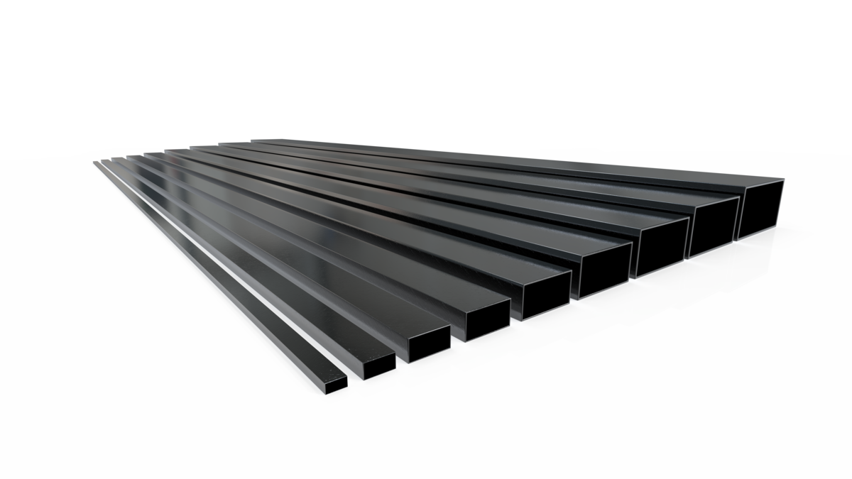 TUBO RECTANGULAR 80 X 120 X 2.00 X 6 MT L.C.